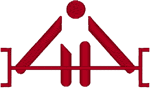 Weight Lifting Pictogram Embroidery Design