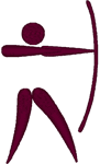 Archery Pictogram #2 Embroidery Design