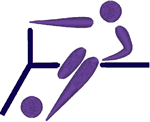 Futsal Pictogram Embroidery Design