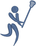 LaCrosse Pictogram Embroidery Design