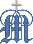 Marian Symbol #4 Embroidery Design