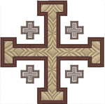 Jerusalem Cross Applique Embroidery Design