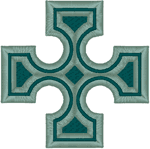Irish Style Cross Embroidery Design