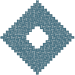 Geometrical Diamond Embroidery Design