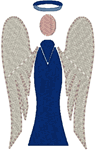 Machine Embroidery Design: Abstract Angel