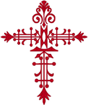 Ornate Cross #3 Embroidery Design