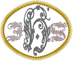 Formal IHS Embroidery Design