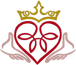 Celtic Claddagh #2 Embroidery Design