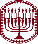 Religious Machine Embroidery Designs: Chrismon Menorah