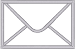 Envelope Outline Embroidery Design