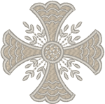 Machine Embroidery Design: Vintage Ecclesiastical Design 271
