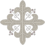 Machine Embroidery Design: Vintage Ecclesiastical Design 202