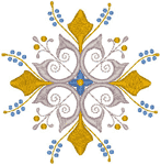 Vintage Ecclesiastical Design 880 Embroidery Design