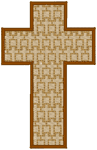 Religious Machine Embroidery Designs: Latin Cross