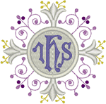 Machine Embroidery Design: Vintage Ecclesiastical Design 819