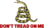 Don't Tread on Me Embroidery Design