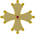Religious Machine Embroidery Designs: Clechee Cross