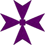 Christian Embroidery Designs: Maltese Cross #2