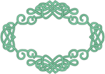 Scroll Frame #3 Embroidery Design