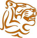 Tiger Head Embroidery Design