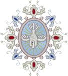 Vintage Ecclesiastical Design 715 Embroidery Design
