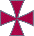 Maltese Cross #3 Embroidery Design