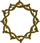 Crown of Thorns #4 Embroidery Design