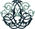 Ornate Marian Monogram Embroidery Design
