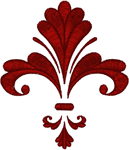 Fleur de Lis #14 Embroidery Design