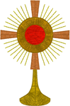 Ostensorium/Monstrance #2 Embroidery Design