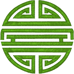 Shou Longevity Symbol Embroidery Design