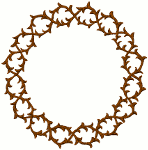 Mega Crown of Thorns #5 Embroidery Design