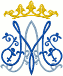 Auspice Maria #2 Embroidery Design