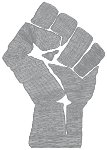 Clenched Fist Embroidery Design