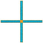 Equal-Armed Cross Embroidery Design