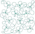 Quiltwork Bows Embroidery Design