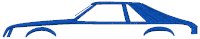 1981 Mustang Outline Embroidery Design