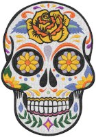 Sugar Skull #1 Embroidery Design