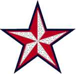Machine Embroidery Designs: Patriotic Star