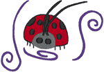 Ladybug Embroidery Design