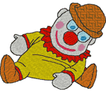 Clown Dolly Embroidery Design