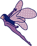 Flying Faerie Embroidery Design