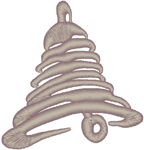 Christmas Bell Embroidery Design