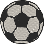 Soccer Ball Embroidery Design