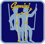 Gemini Embroidery Design