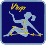 Virgo Embroidery Design