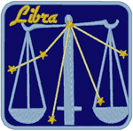 Libra Embroidery Design