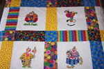 Clown Quilt Closeup 2