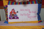 Clown Quilt Pillow Sham