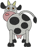 Machine Embroidery Designs: Littlebits: Helga the Holstein 10